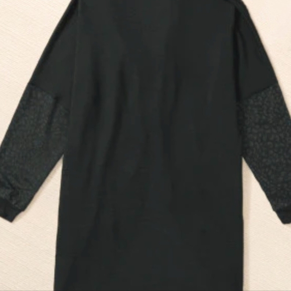 NWT Size Small Leopard Black Mixed Long Cardigan Women's Sz S ✨ 2 /$15 ✨ - Picture 6 of 6